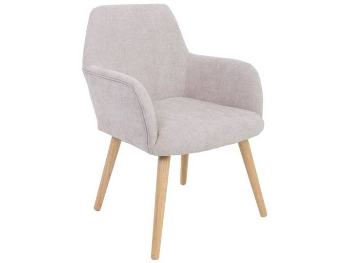Chaise en tissu crème 60x 60x 78 cm hauteur