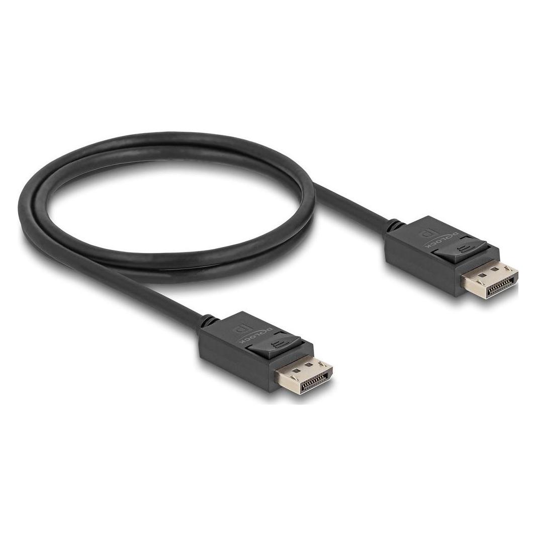 Delock DisplayPort Kabel 16K 60 Hz 80 Gbps 1 m (1 m) (81174)