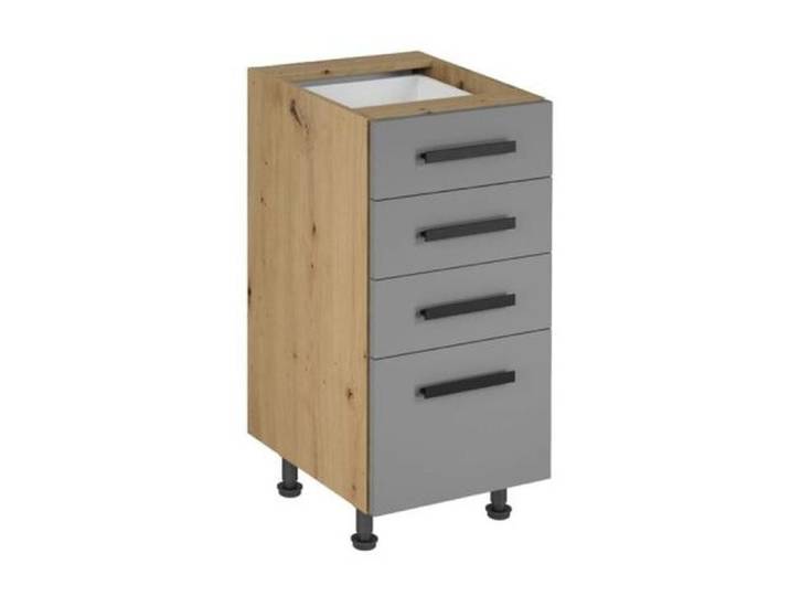 JVmoebel Unterschrank Moderner Schubladenschrank in Weiß mit sanft gleitenden Schubladen (1-St., 1er Set) Made in Europe