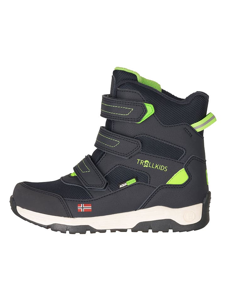 Trollkids Winterboots "Lofoten" in Dunkelblau - 28
