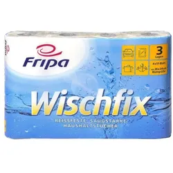 FRIPA 32 Rollen Küchenpapier »Wischfix« - 3-lagig weiß, 26 cm