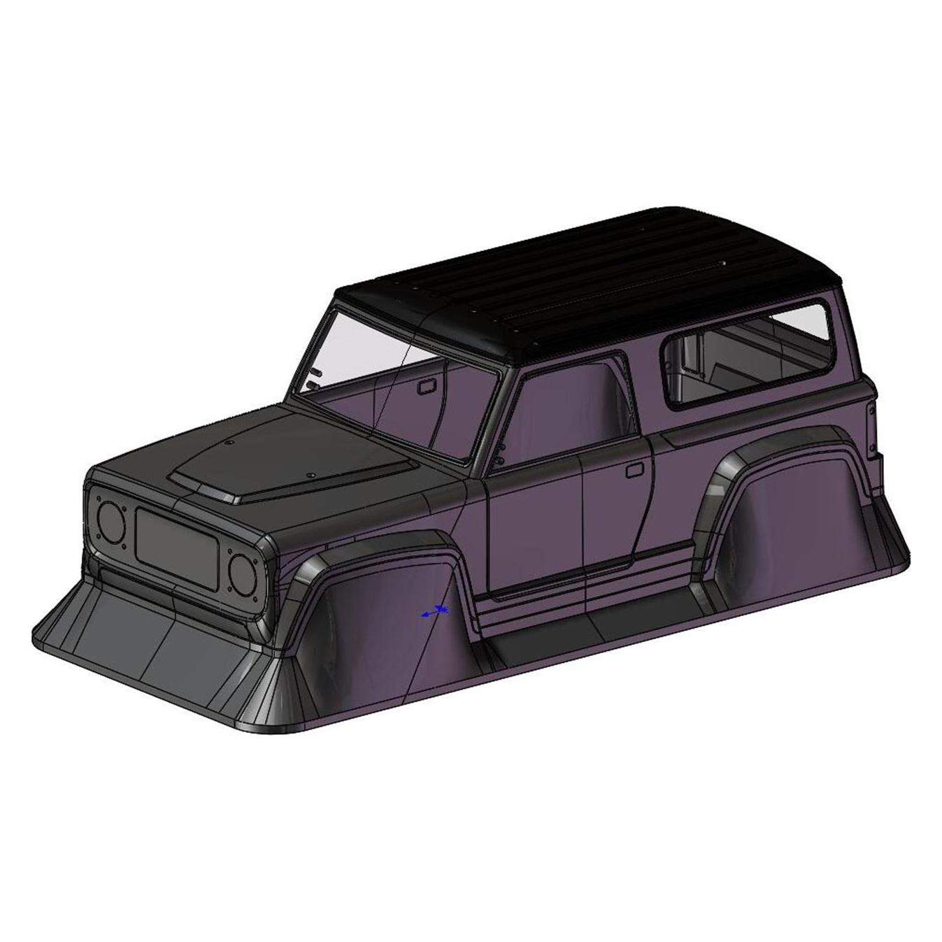 Amewi AM18 Karosserie Rushmore Lexan unlackiert (39883705)