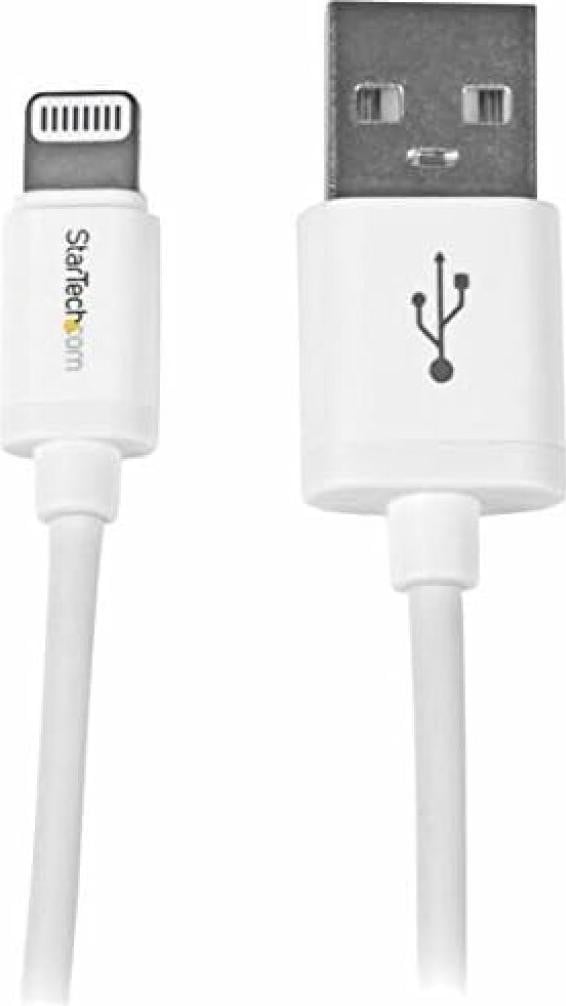 StarTech Lightning-naar-USB-kabel, wit, 1 meter