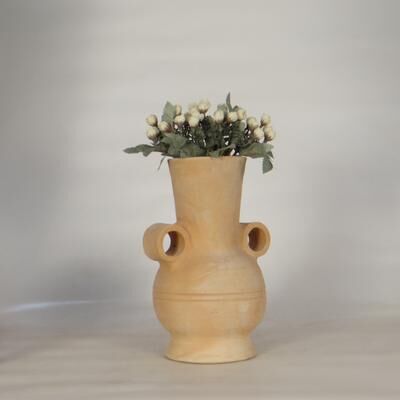 BIDK Home "Terracotta Vase Dia 6.25"" x 11.5""H"
