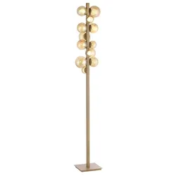 Neuhaus PURE LED-Stehlampe Pure Popup Alu, Eisen, Stahl & Metall Braun Bronze