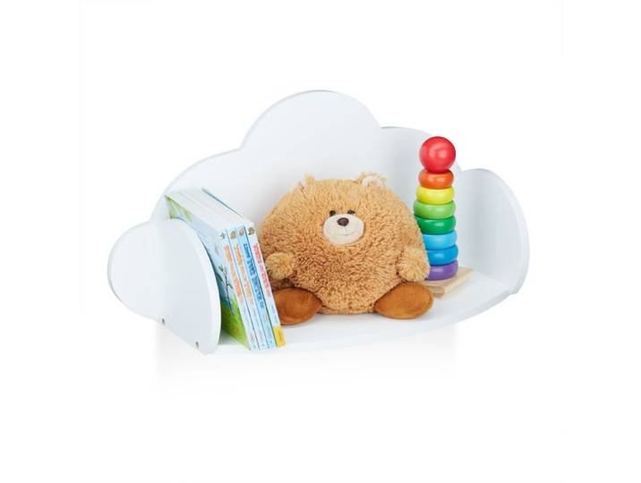 Relaxdays Wandregal Wolke Kinderzimmer