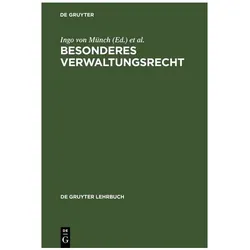 Besonderes Verwaltungsrecht, Fachbücher von Ingo von Münch, Eberhard Schmidt-Assmann