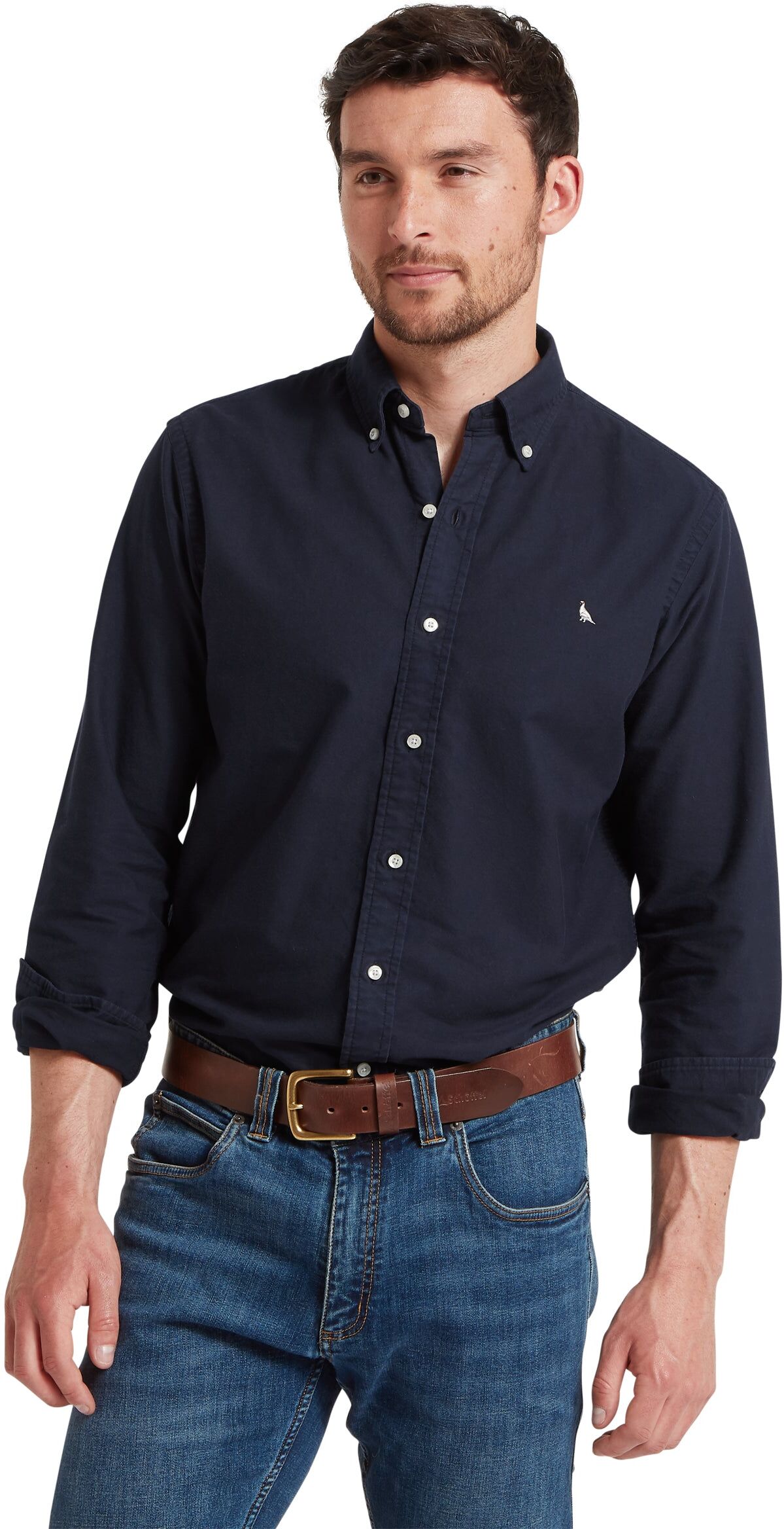 Schöffel Country Cavendish Oxford Shirt - Blue - Size 18 - Men