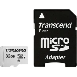 Transcend microSDHC 300S 32GB Speicherkarte 32 GB