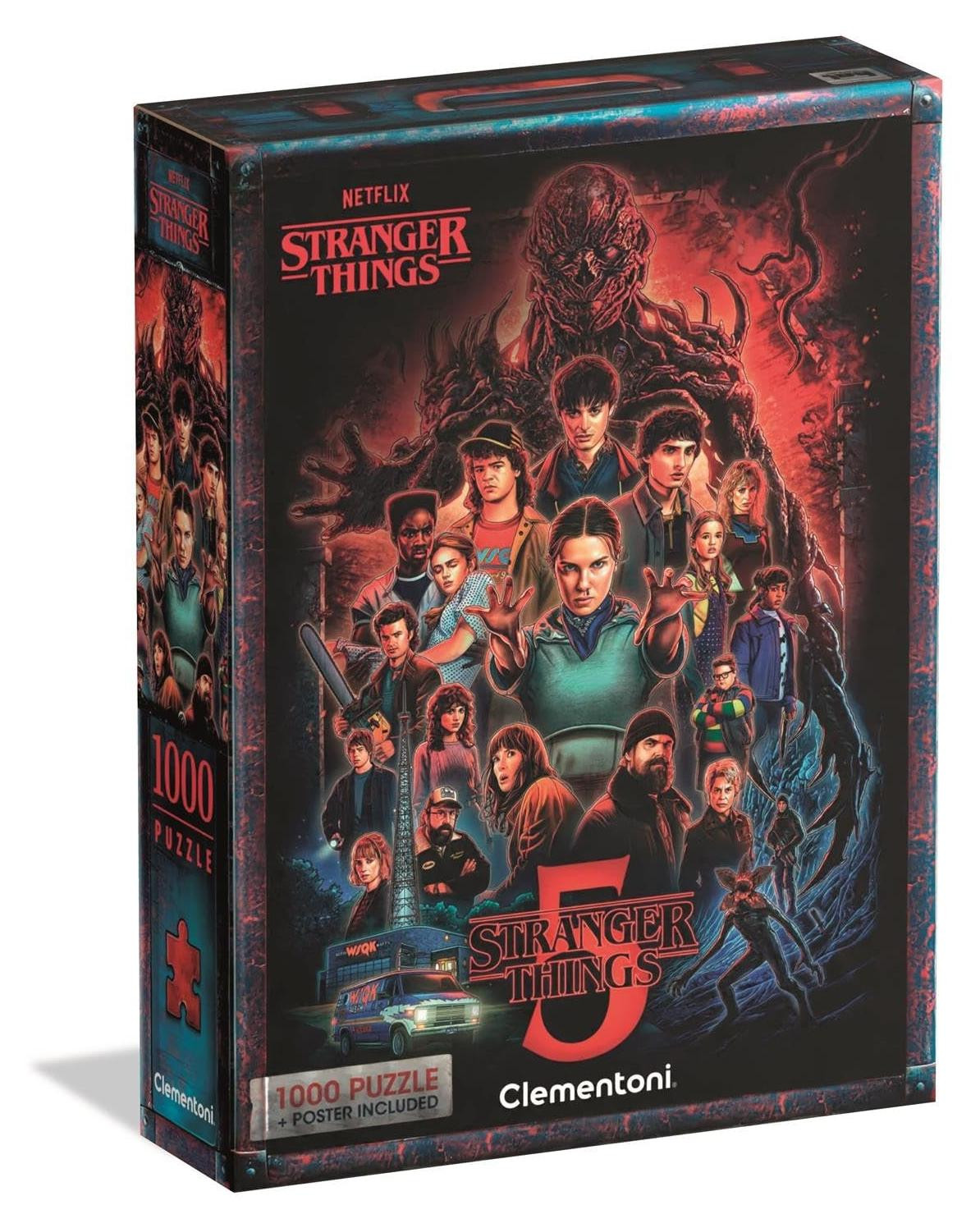 Clementoni Puzzel 1000 stukjes Stranger Things - 70 x 50 cm