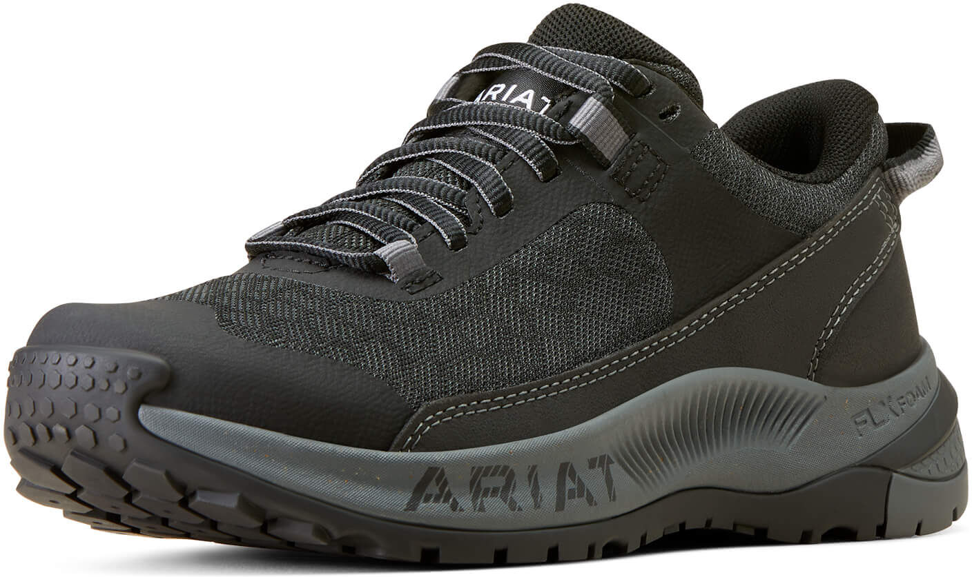 Women's Outpace Shift Work Shoe Safety Shoes in Black, Size: 11 C / Wide by Ariat