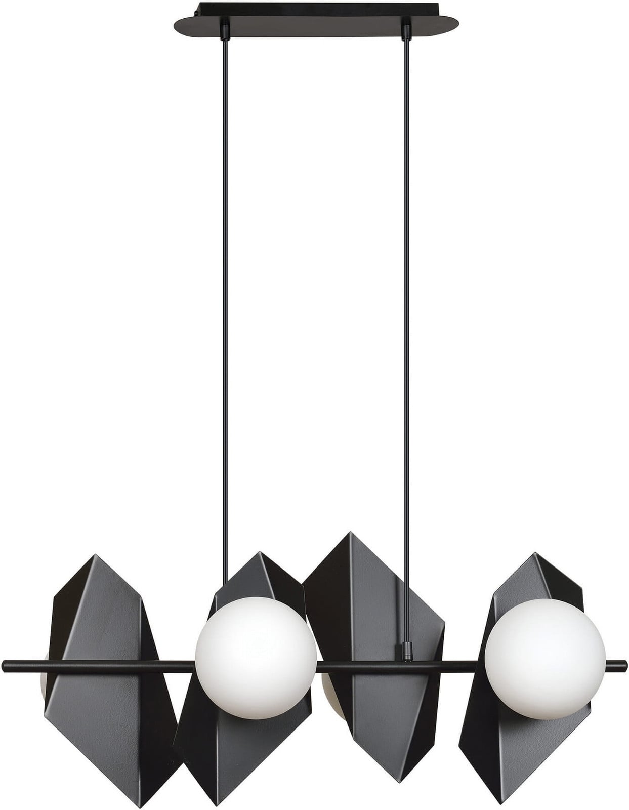 Emibig Drifton Hanglamp 4xE14 40W Zwart