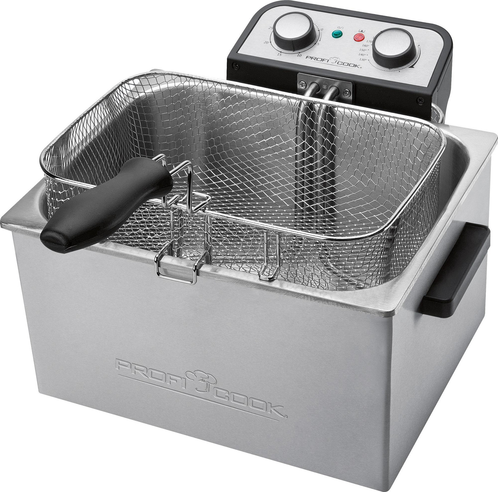 ProfiCook PC-FR 1038 Dubbele frituurpan in roestvrij staal