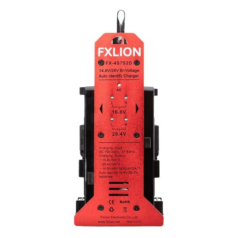 Fxlion Double Charger V-Lock 14.8V/26V (Kamera Akku Ladegerät) (FX-4S7S2D)