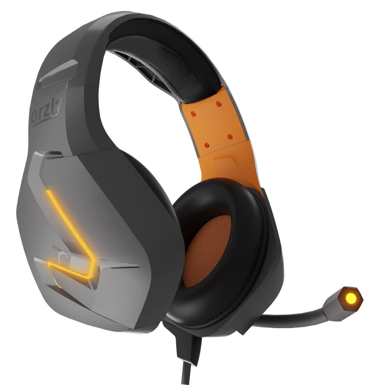 Orzly Hornet RXH-20 Vesuvius editie Gaming Headset met microfoon en ruisonderdrukking voor PC, PS5, PS4, Xbox Series X, Xbox One, Nintendo Switch, laptop en Google Stadia