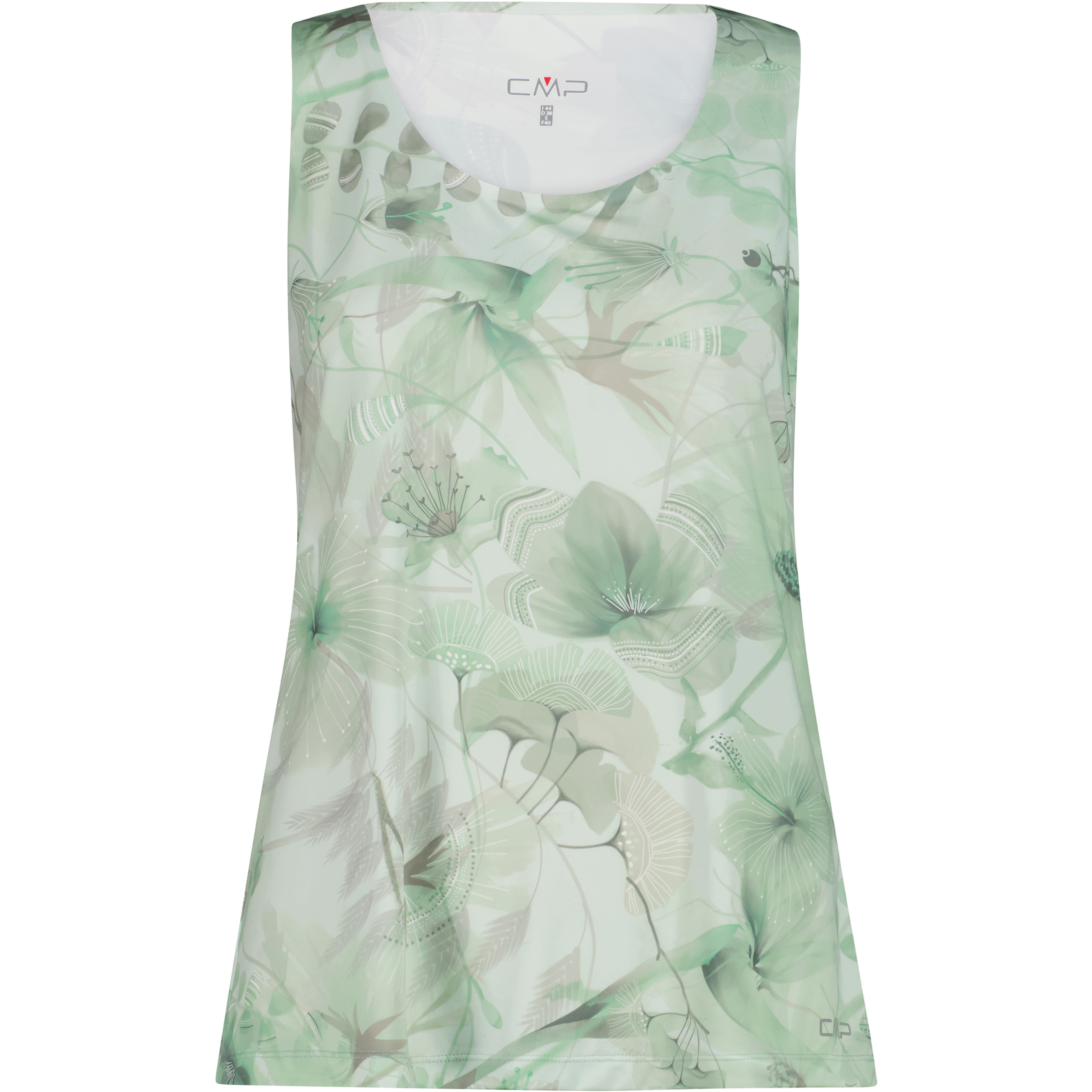 CMP Top Damen Tanktops gruen Größe M Trekking Schnell trocknend