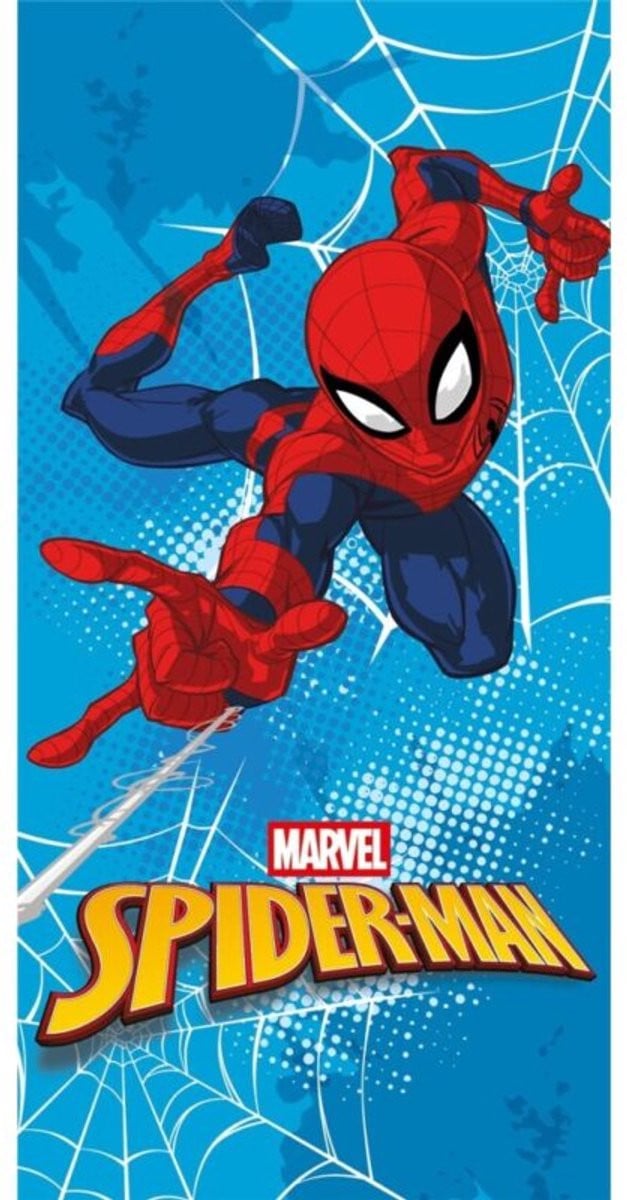Spiderman strandlaken voor kinderen - 70 x 140 cm - 100% katoen