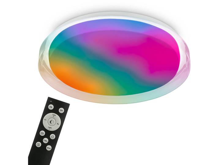 Deckenlampe Savona Metall/Kunststoff weiss Ø 38cm 24W LED - LED - Deckenlampe- LED Energiesparlampe