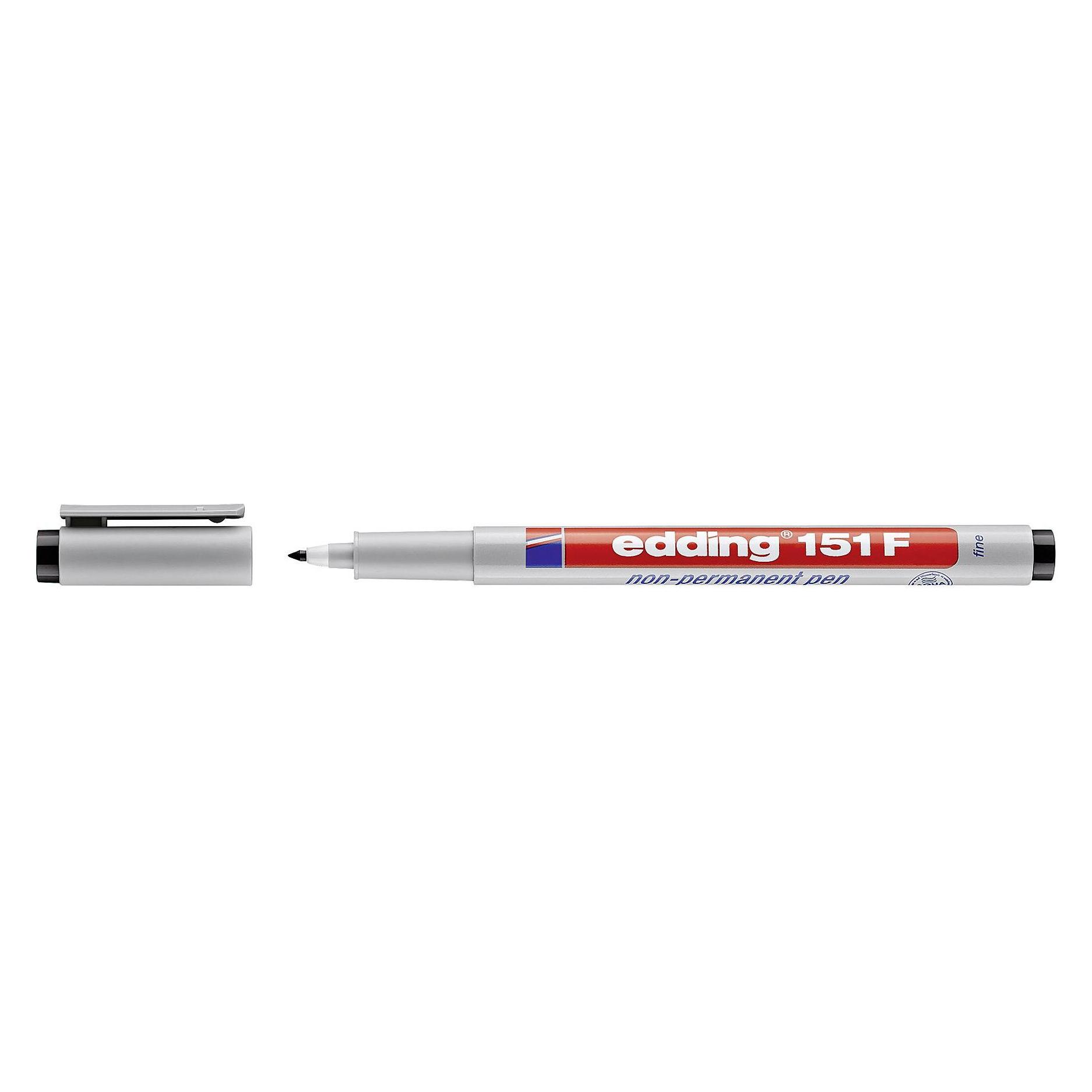 Edding Non-Permanenter Folienschreiber 151 F (1x) (597001) Mindestbestellmenge: 10 Stück