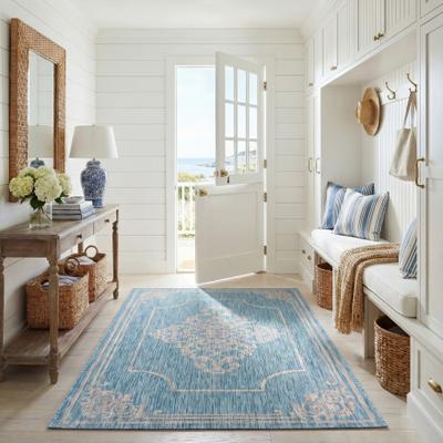 SAFAVIEH Courtyard Karin Indoor/ Outdoor Waterproof Patio Backyard Rug