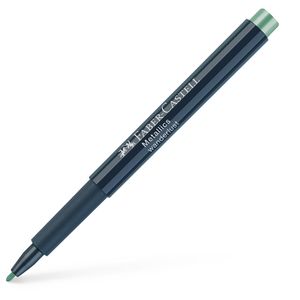 Faber-Castell Metallic-Stifte 160794, wanderlust/mint, Strichbreite 1,5 mm, Rundspitze