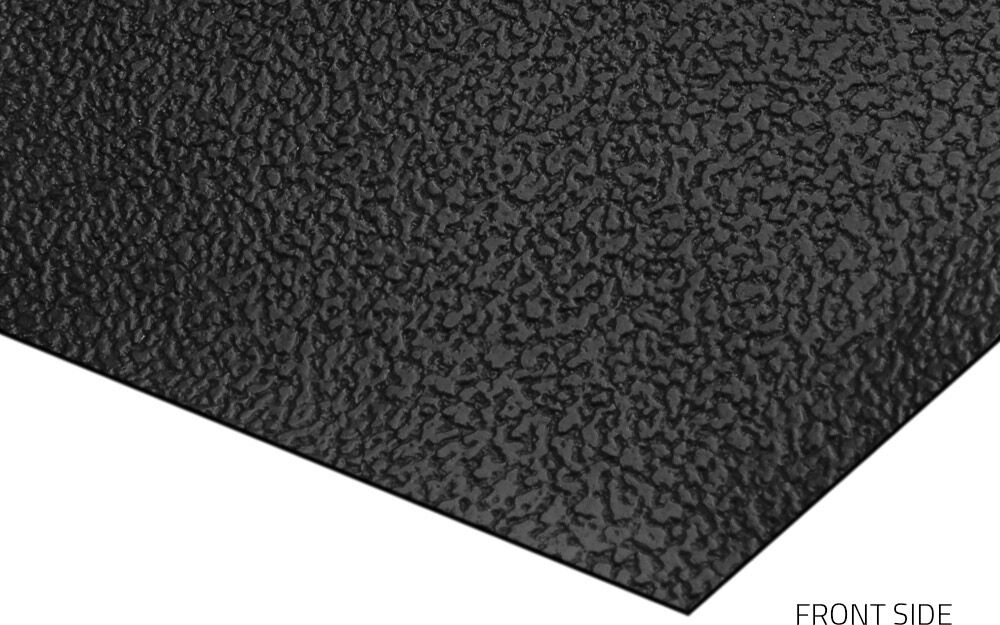 Adam Hall Hardware 0155 - Kunstleder „cayman“ – Geprägt, Schwarz, Mit Geweberückseite
