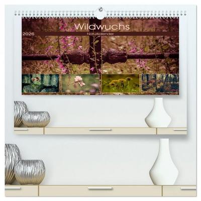 Wildwuchs 2026 (hochwertiger Premium Wandkalender 2026 DIN A2 quer), Kunstdruck in Hochglanz