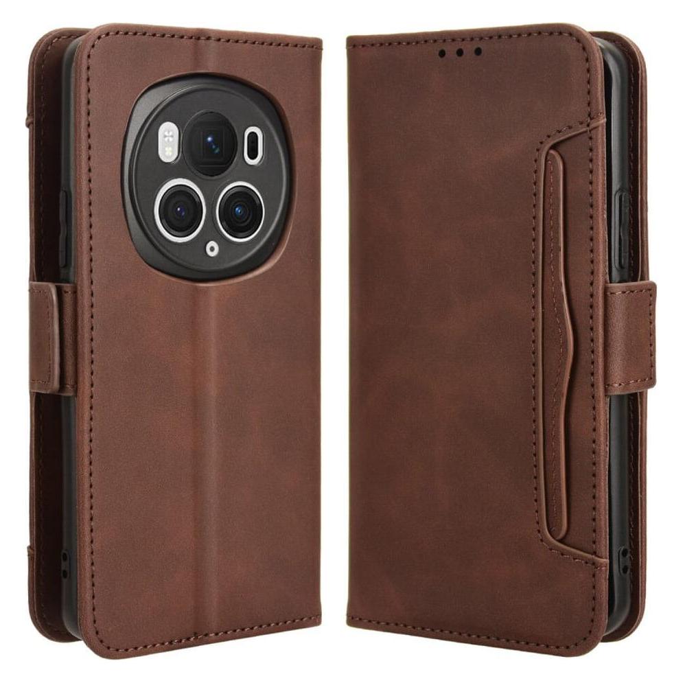 Cover-Discount Honor Magic6 Pro - Etui viele Kartenfächer braun (Honor Magic6 Pro) (660180349C)