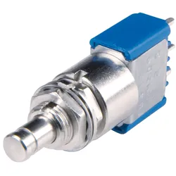 T 8436 - Druckschalter, 3A-250VAC, Ein-Ein, Printstifte