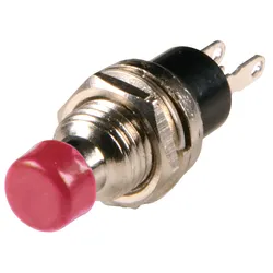 T 113A RT - Miniatur-Drucktaster 0,5A-24VAC, 1x (Ein), rt