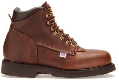 "Carolina Sarge Lo 6"" Domestic Steel Toe - Mens 12 Brown Boot E2"