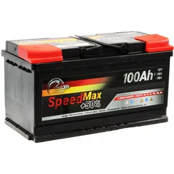 SPEED MAX Autobatterie +50% Blei-Säure 12V 100Ah 900A rechts 353x175x190 mm