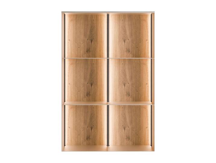 METALLREGAL QUADRO IV mit LED-Beleuchtung