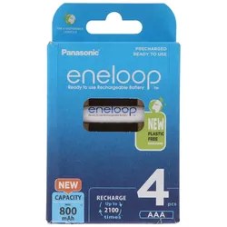 Eneloop BK-4MCDE/4BE 1x4 Panasonic Eneloop Micro AAA 800mAh              BK-4MCDE/4BE