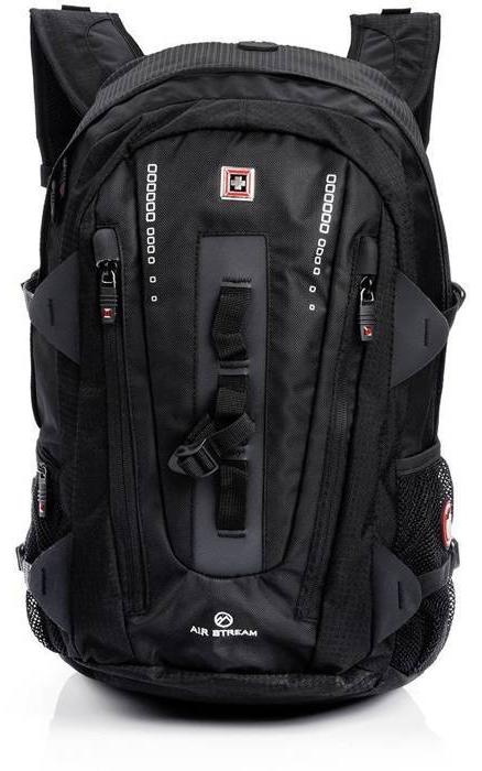 SwissBags Verbier Laptop Rucksack Reise 40L Schwarz