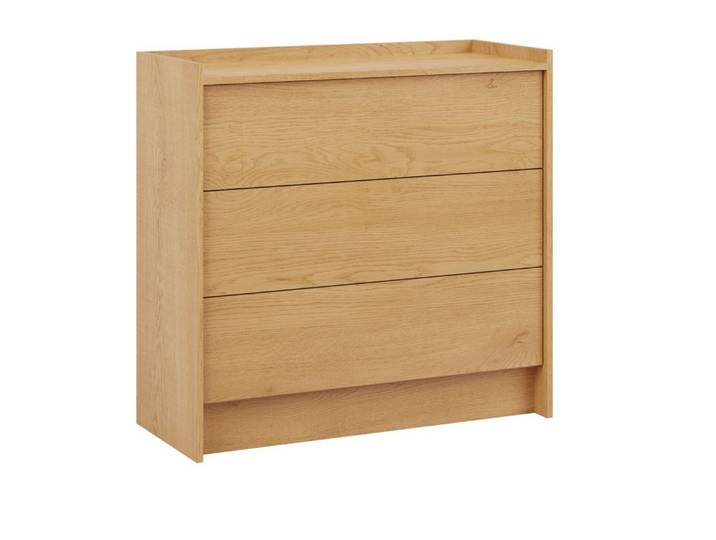 ROYAL24_MARKT Kommode Akari Elegant – 3-Schubladen Sideboard mit Push-to-Open System (Kommode, Premium - Akari), Beste – Elegant – Perfekt