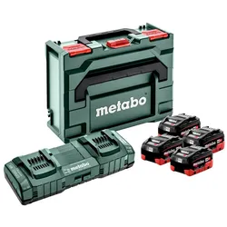 Metabo Basis Set 4x LIHD 8.0 AH Ladegerät ASC 145 DUO metaBOX 145 685135000 CAS