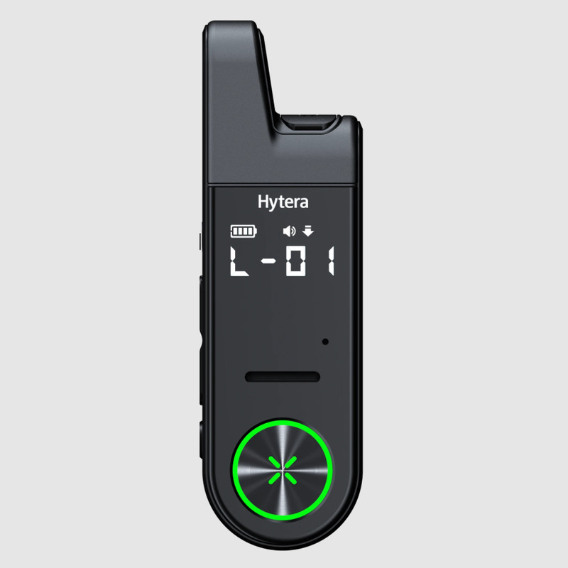 Hytera S1 Mini PMR446 Licentievrije Walkie Talkie, compact en lichtgewicht analoge radio met Type-C snelladen en 3,5 mm audioaansluiting