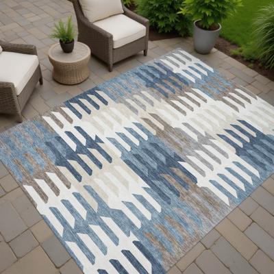 Addison Rugs Machine Washable Indoor/ Outdoor Modern Stacks Chantille Rug