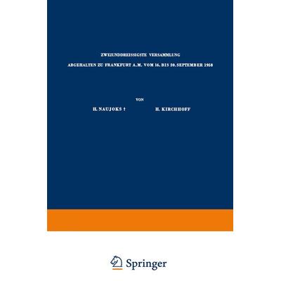Verhandlungen der Deutschen Gesellschaft für Gynäkologie, Taschenbuch von , Bergmann, J F, 978-3-642-53810-0