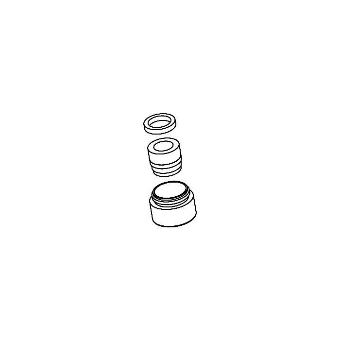 hansgrohe Luftsprudler Axor Uno 2 97884800 Spültischmischer steel
