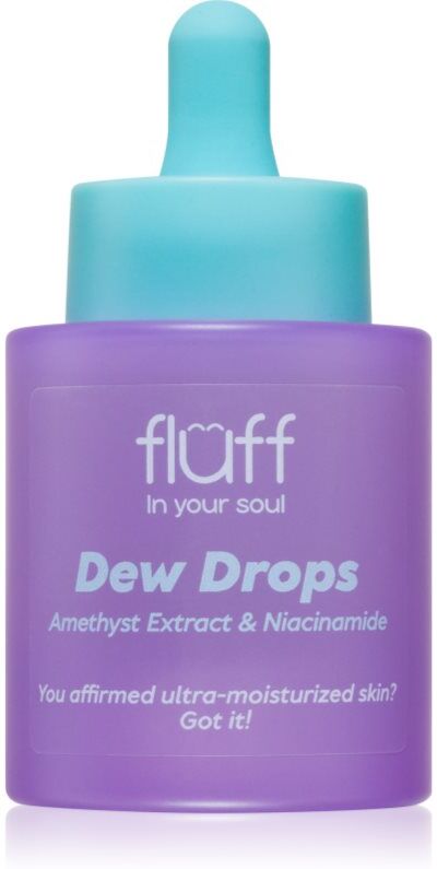 Fluff Dew Drops Moisturizing Serum with niacinamide Amethyst Extract 30 ml