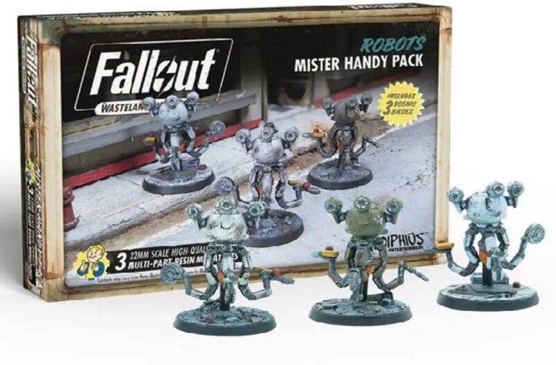Modiphius Entertainment Fallout Wasteland Warfare - Robots : Mr Handy Pack
