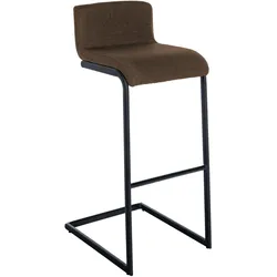 CLP Barhocker Newport Stoff B   Farbe: braun, Material: Stoff