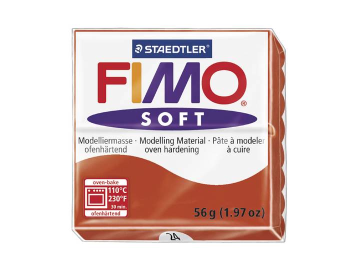 Fimo Soft Modelliermasse Rot 57 g