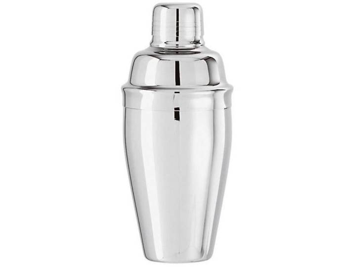 Cocktailshaker Paderno Silber Edelstahl H 22 cm 0.5 l - Cocktailshaker