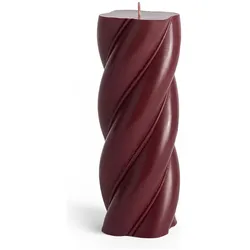 HAY, Kerzen, - Soft Serve Kerze Medium - Ø7.8 x H19.5 cm - Bordeaux