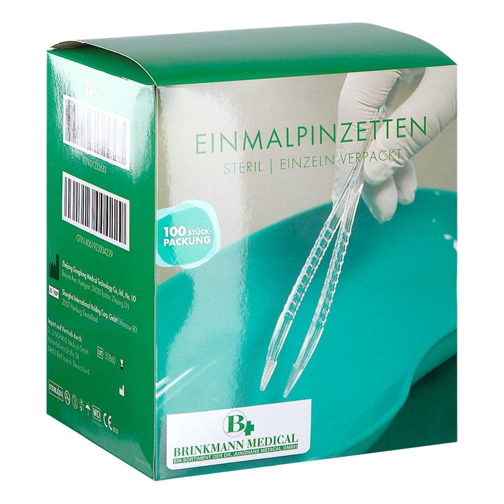 Brinkmann Medical ein Unternehmen der Dr. Junghans Pinzette Einmal steril 01235633