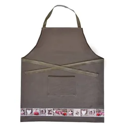framsohn Kochschürze Waffel 'Herzerl' 68 x 76 cm (Farbe: Braun)