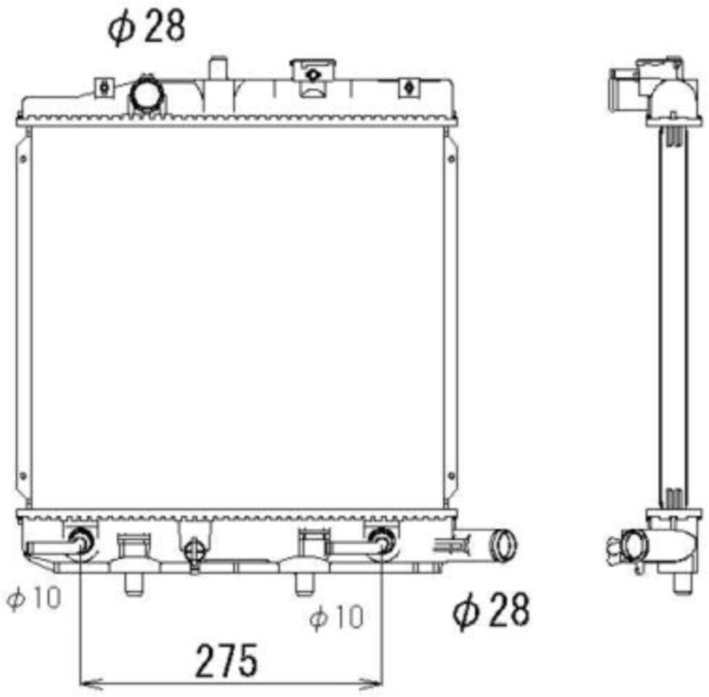 Kühler, Motorkühlung NRF 53323